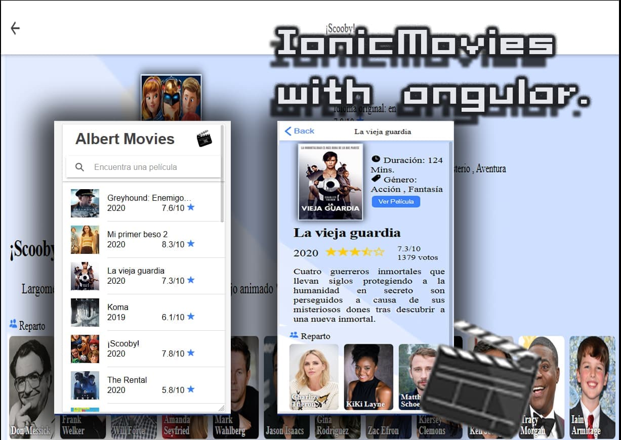 Películas en Ionic