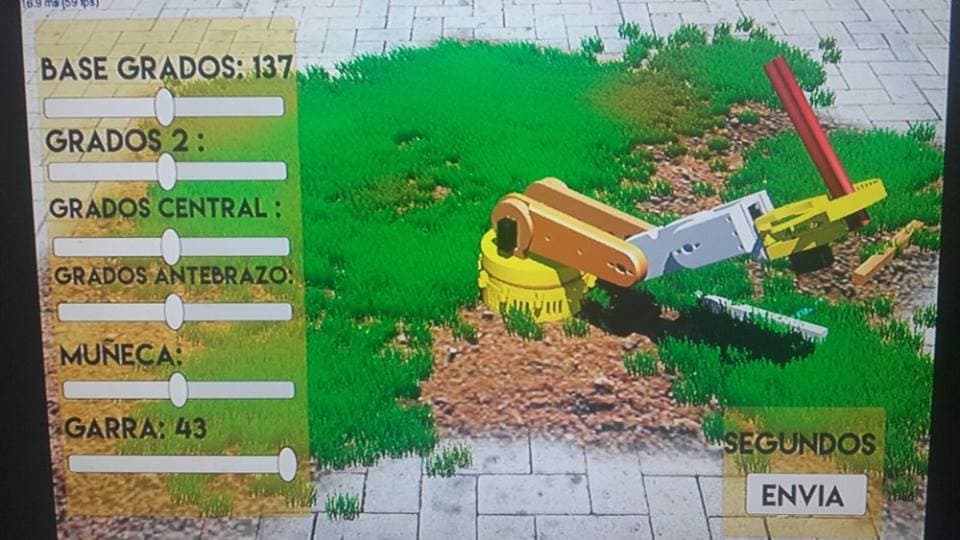 Control de servos desde pc