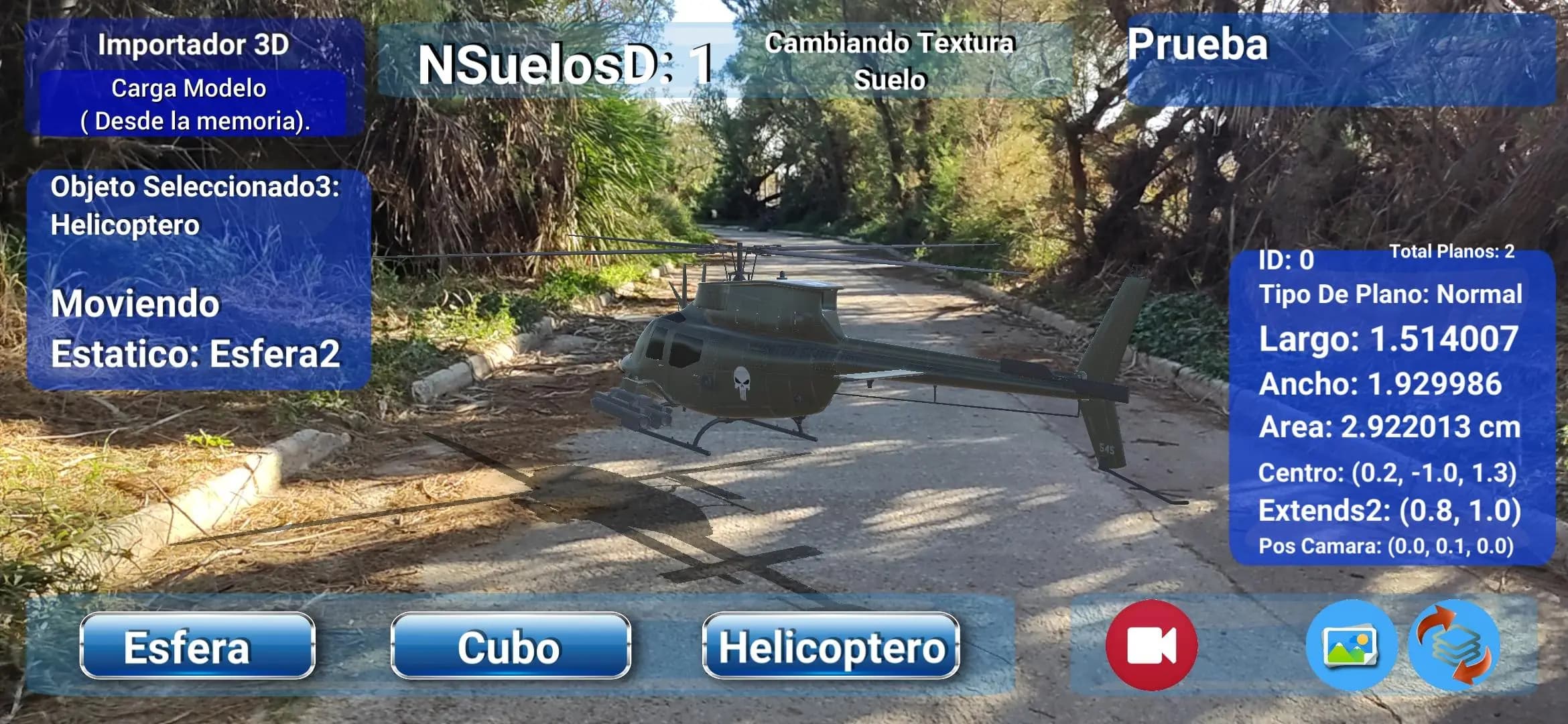Carga modelos3d en RA